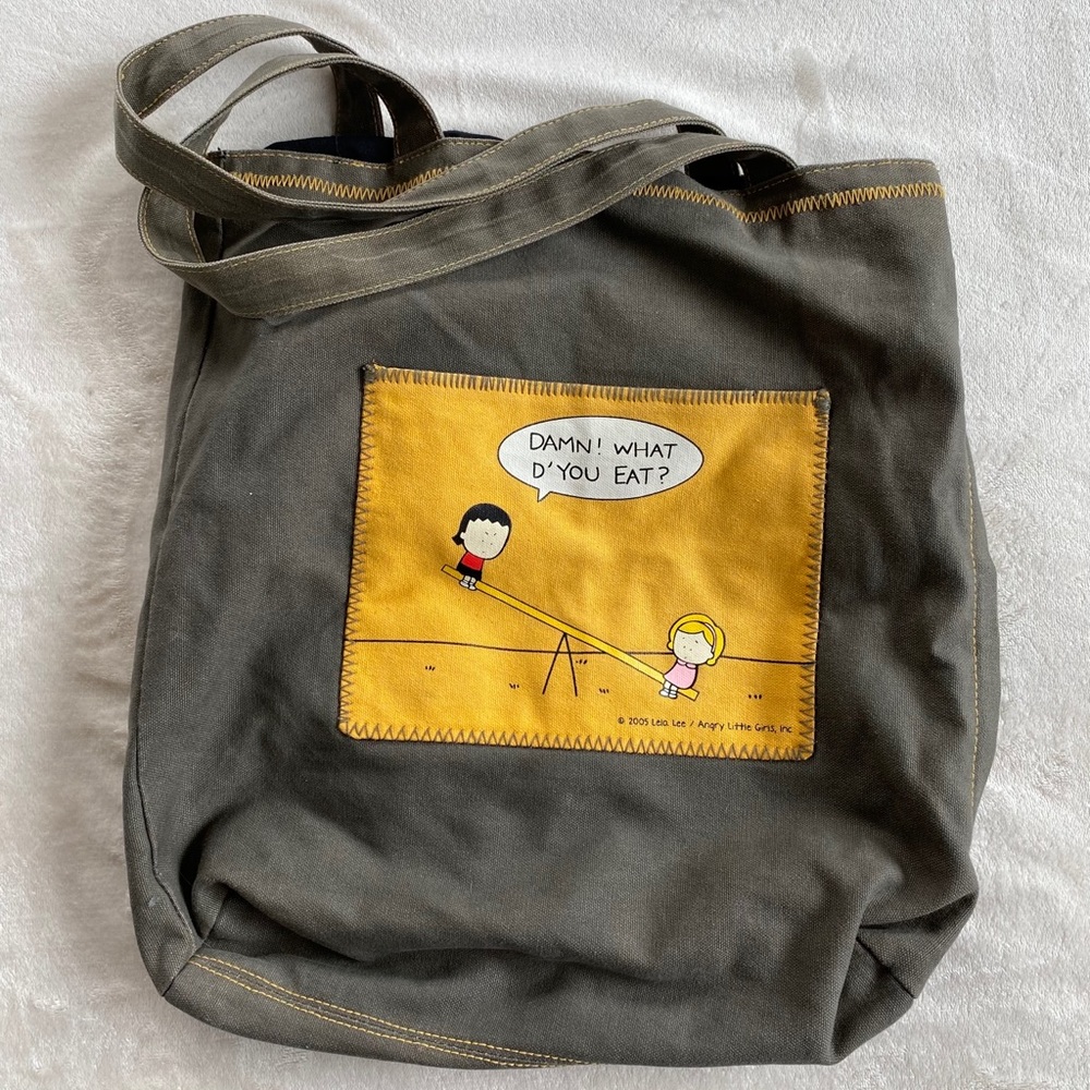 Angry Little Girls Tote Bag